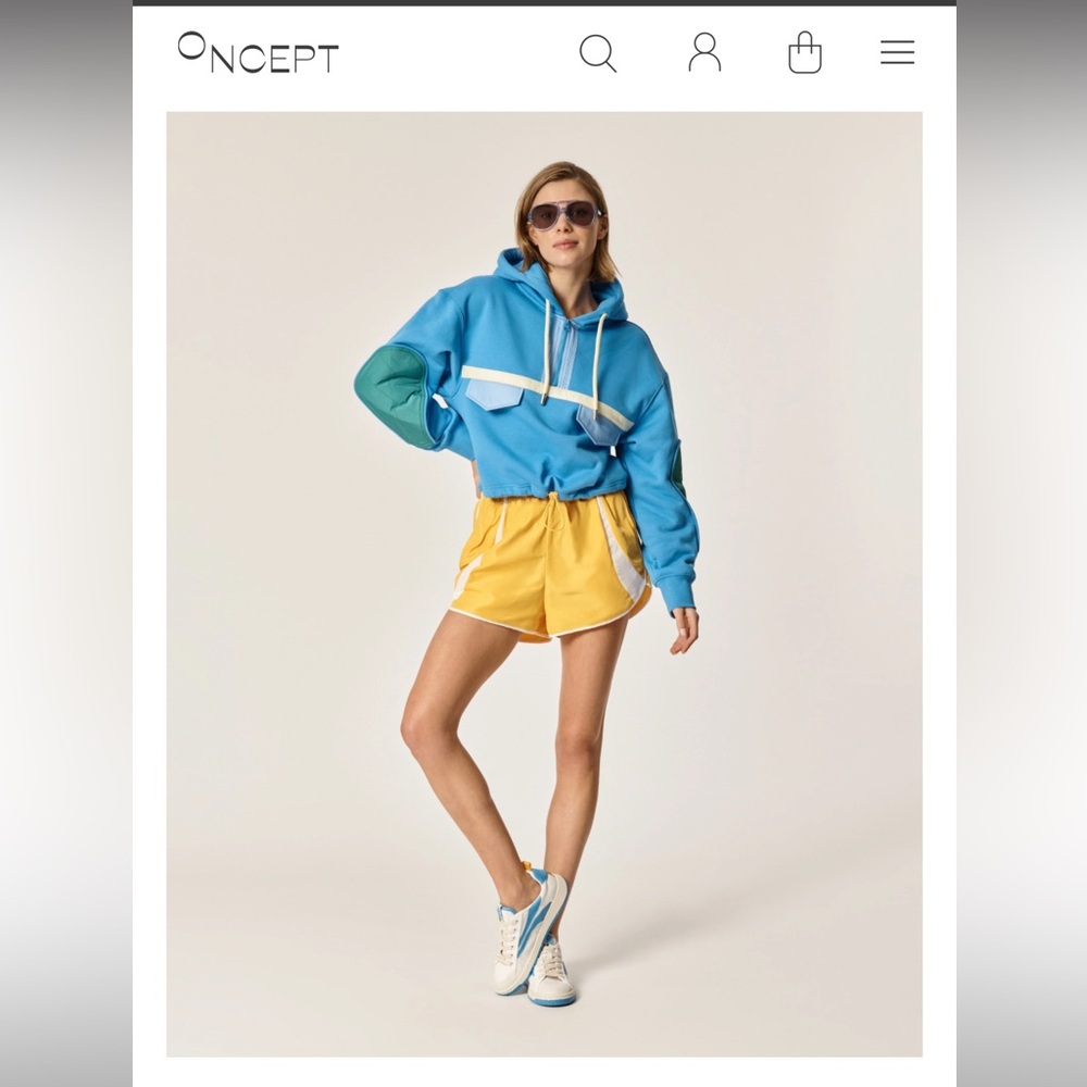 NEW ONCEPT sante fe pullover sweatshirt in blue - Picture 2 of 5